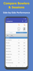 اسکرین شات 5 برنامه My Bowling Scoreboard