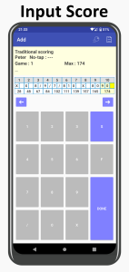 اسکرین شات 7 برنامه My Bowling Scoreboard