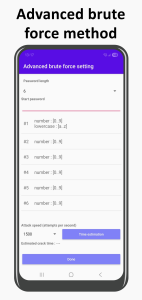 اسکرین شات 4 برنامه ZIP password recovery