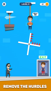 اسکرین شات 2 بازی Rescue Couple - Rope Cut Games