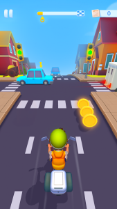 اسکرین شات 2 بازی Paper Boy Race: Running game