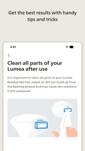 اسکرین شات 4 برنامه Philips Lumea IPL