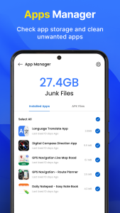 اسکرین شات 4 برنامه Phone Cleaner - All in one