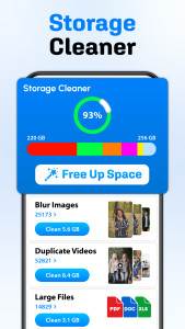 اسکرین شات 1 برنامه Storage Cleaner for Android