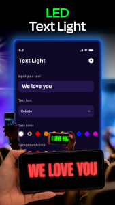 اسکرین شات 4 برنامه LED Flashlight - Flash Alert