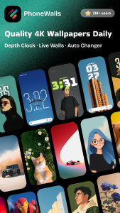 اسکرین شات 1 برنامه 4K Wallpapers - PhoneWalls