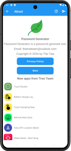 اسکرین شات 4 برنامه Password Generator
