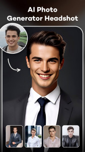 اسکرین شات 1 برنامه LookLab: AI Yearbook Photo Art