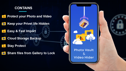 اسکرین شات 2 برنامه Gallery - photo vault and vide