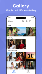 اسکرین شات 1 برنامه Gallery - Photo Gallery, Album