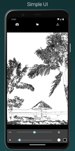 اسکرین شات 1 برنامه Outline Photo
