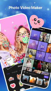 اسکرین شات 1 برنامه Photo Video Maker with Music