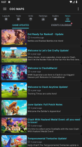 اسکرین شات 2 برنامه Clash Clans of Maps:clasher.us