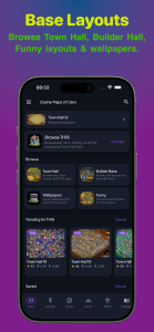 اسکرین شات 1 برنامه Maps for Clasher of Clans