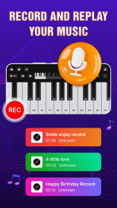 اسکرین شات 6 برنامه Piano Keyboard: Learn Piano
