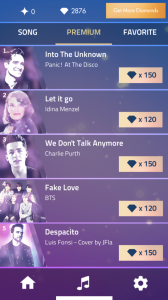 اسکرین شات 1 بازی Piano Music Tiles Hot song