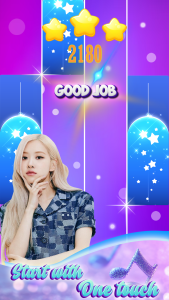 اسکرین شات 3 بازی ROSÉ - Blackpink Piano Tiles