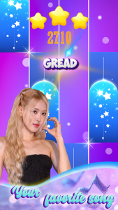 اسکرین شات 4 بازی ROSÉ - Blackpink Piano Tiles
