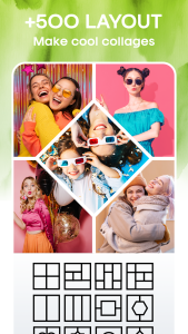 اسکرین شات 1 برنامه Collage Maker - Grid & Frames