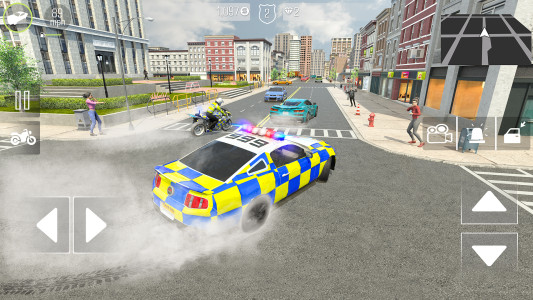اسکرین شات 2 بازی Police Car Driving Motorbike