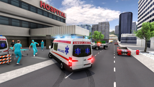 اسکرین شات 1 بازی Ambulance Simulator Car Driver