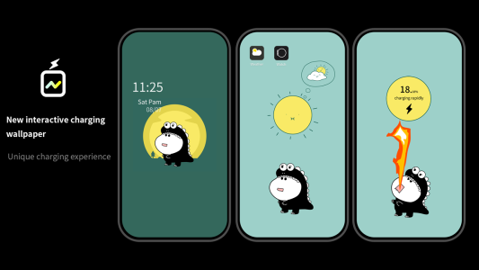 اسکرین شات 6 برنامه Pika! Charging Wallpaper