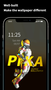 اسکرین شات 6 برنامه Pika! Super Wallpaper