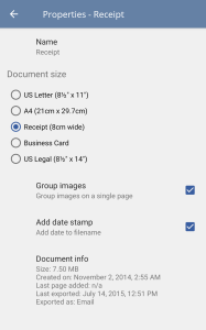 اسکرین شات 6 برنامه TurboScan™: PDF scanner