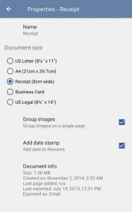 اسکرین شات 6 برنامه TurboScan™: PDF scanner