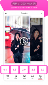 اسکرین شات 3 برنامه PIP Video Photo Video Maker