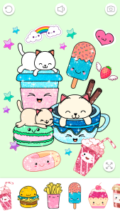 اسکرین شات 5 برنامه Kawaii Coloring Book Glitter
