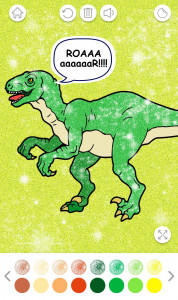 اسکرین شات 4 بازی Glitter Coloring Game for Kids