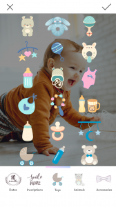 اسکرین شات 2 برنامه Baby Photo Editor