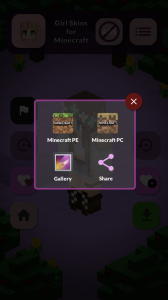 اسکرین شات 5 برنامه Girl Skins for Minecraft