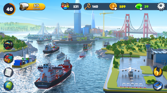 اسکرین شات 1 بازی Port City: Ship Transit Tycoon