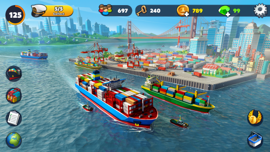 اسکرین شات 6 بازی Port City: Ship Tycoon