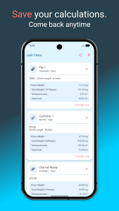 اسکرین شات 7 برنامه Metal Weight Calculator