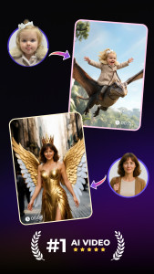 اسکرین شات 1 برنامه PixVerse: AI Video Generator