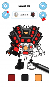 اسکرین شات 1 بازی Color Monster Painting ASMR