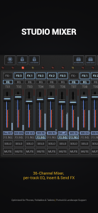اسکرین شات 7 برنامه G-Stomper Studio Demo: DAW