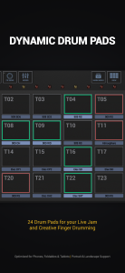 اسکرین شات 2 برنامه G-Stomper Rhythm: Drum Machine