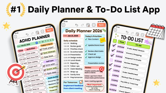 اسکرین شات 1 برنامه Daily Planner, To Do List