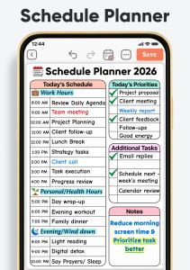 اسکرین شات 6 برنامه Daily Planner, To Do List