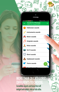 اسکرین شات 2 برنامه Sounds for WhatsApp