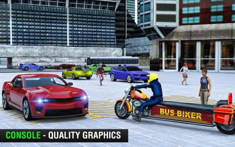 اسکرین شات 1 بازی Bus Bike Taxi Bike Games