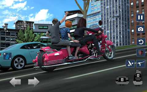 اسکرین شات 3 بازی Bus Bike Taxi Bike Games