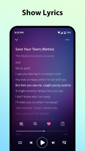 اسکرین شات 5 برنامه Music Player - MP3 Music App