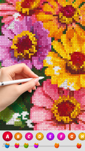 اسکرین شات 1 بازی Cross Stitch Coloring Art