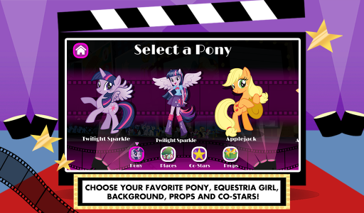اسکرین شات 1 برنامه My Little Pony: Story Creator