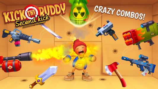 اسکرین شات 7 بازی Kick the Buddy: Second Kick